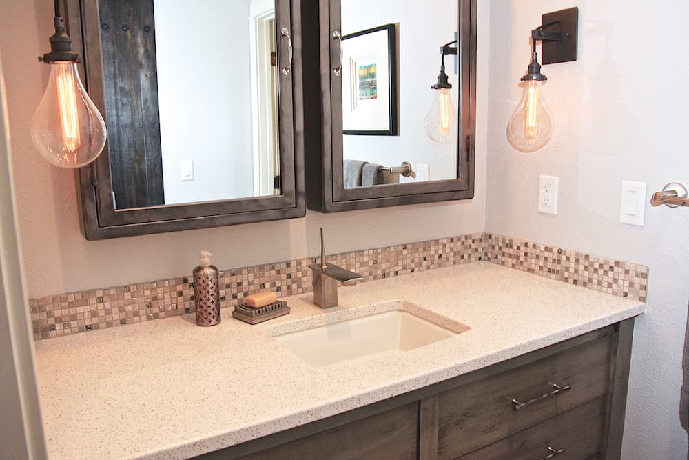 Master Bath Stone Vanity
