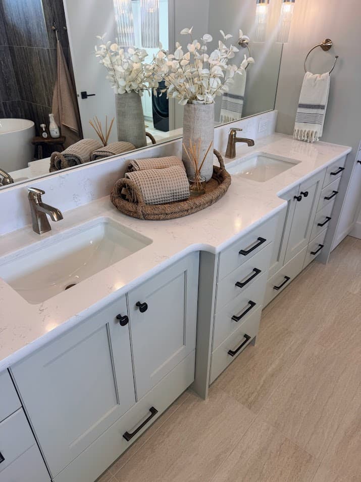 Quartz Double Vanity