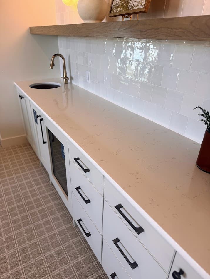 Quartz Wet Bar Counter
