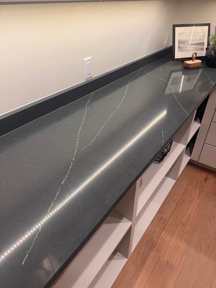 Dark Quartz with LED Accent